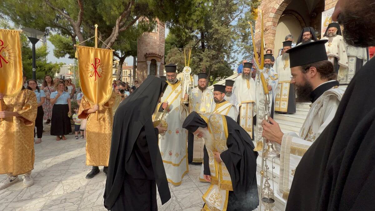 Υποδοχή Τιμίας Κάρας της Αγίας Κυριακής